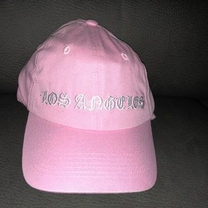 Pink Los Angeles Hat